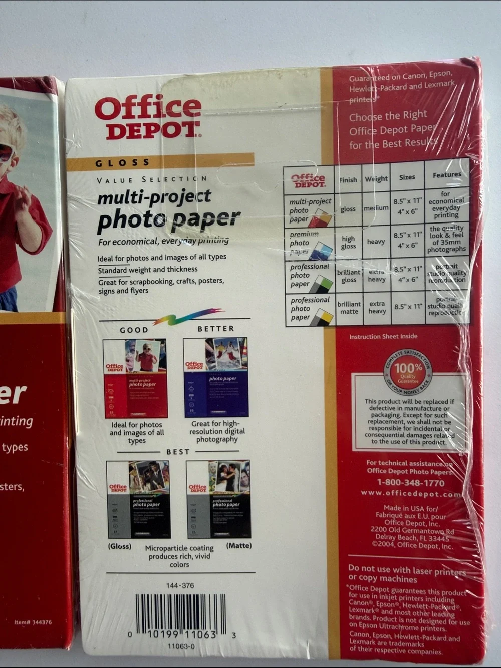 Multi-Project Photo Paper - Red Packaging